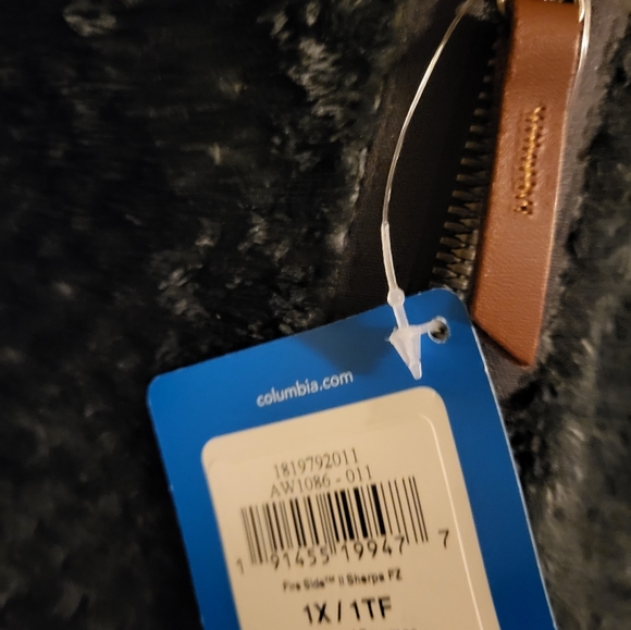 Columbia deep pile fleece jacket, women's 1x. NWT. - Picture 3 of 8